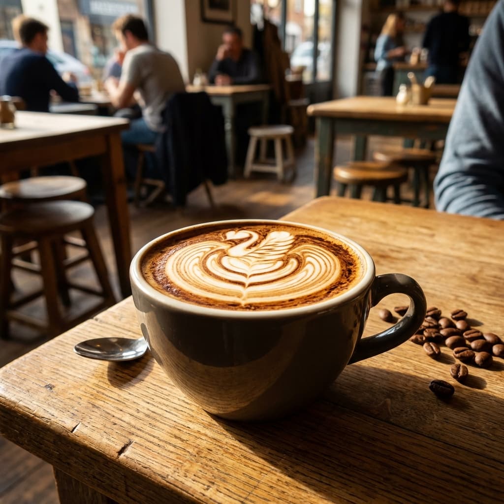 Professional latte art